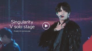 191026 SPEAK YOURSELF THE FINAL in SEOUL |  방탄소년단 'Singularity' 뷔 직캠 BTS V Solo Stage Fancam [4K]