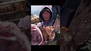 Fisherman catches fish with BIGGEST mouth! Crazy!! #viral #shorts