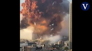 Las impactantes imágenes de la explosión en Beirut