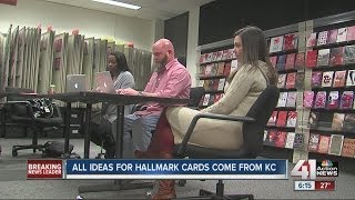 All ideas for Hallmark cards come from KC