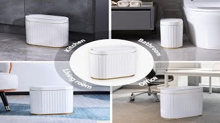 🗑️✨ Hands-Free Trash Can! Upgrade Your Space with This Smart Bin! [LINK in Bio]