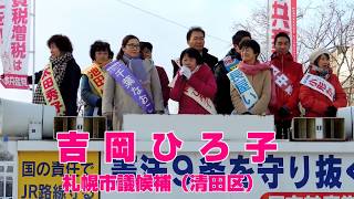 吉岡ひろ子を今度こそ札幌市議会へ！