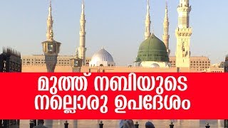 മുത്ത് നബിയുടെ നല്ലൊരു ഉപദേശം | Good advice