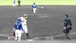 平成23年5月3日全播磨硬式野球団戦（鳴尾浜）4回裏　鈴木