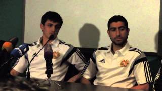 Ruslan Koryan \u0026 Gevorg Ghazaryan Press Conference Before Albania football Match