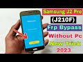 Samsung J2 Pro FRP Bypass | New Solution 2023| Samsung J2 Pro J210f Google Account Bypass Without Pc