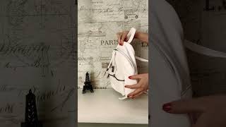 Жіночий шкіряний рюкзак ТМ Virginia Conti (Італія).             Артикул: VC8300white #bag #fashion