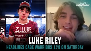 Luke Riley talks Cage Warriors 178 main event, why Ilia Topuria will KO Max Holloway