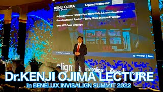 Dr.Kenji Ojima Lecture in Benelux Invisalign Summit 2022 インビザライン矯正講演