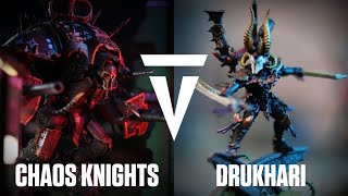 Warhammer 40k Battle Report: Chaos Knights vs Drukhari