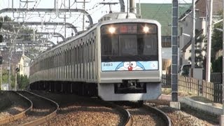 小田急F-TrainⅡ（3093F） 急行新宿ゆき 片瀬江ノ島～鵠沼海岸