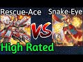 Rescue-Ace Azamina Vs Fire King Snake-Eye High Rated DB Yu-Gi-Oh!