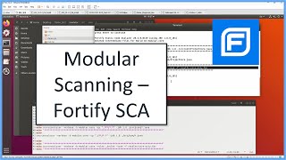 Modular Scanning with Fortify SCA