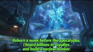 Reborn a week before the apocalypse, I hoard billions in supplies and build a nuclear bunker.