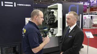 A toolchanger and a turret makes 30 tools on this Hwacheon C1