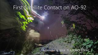 First Satellite Contact on AO-92