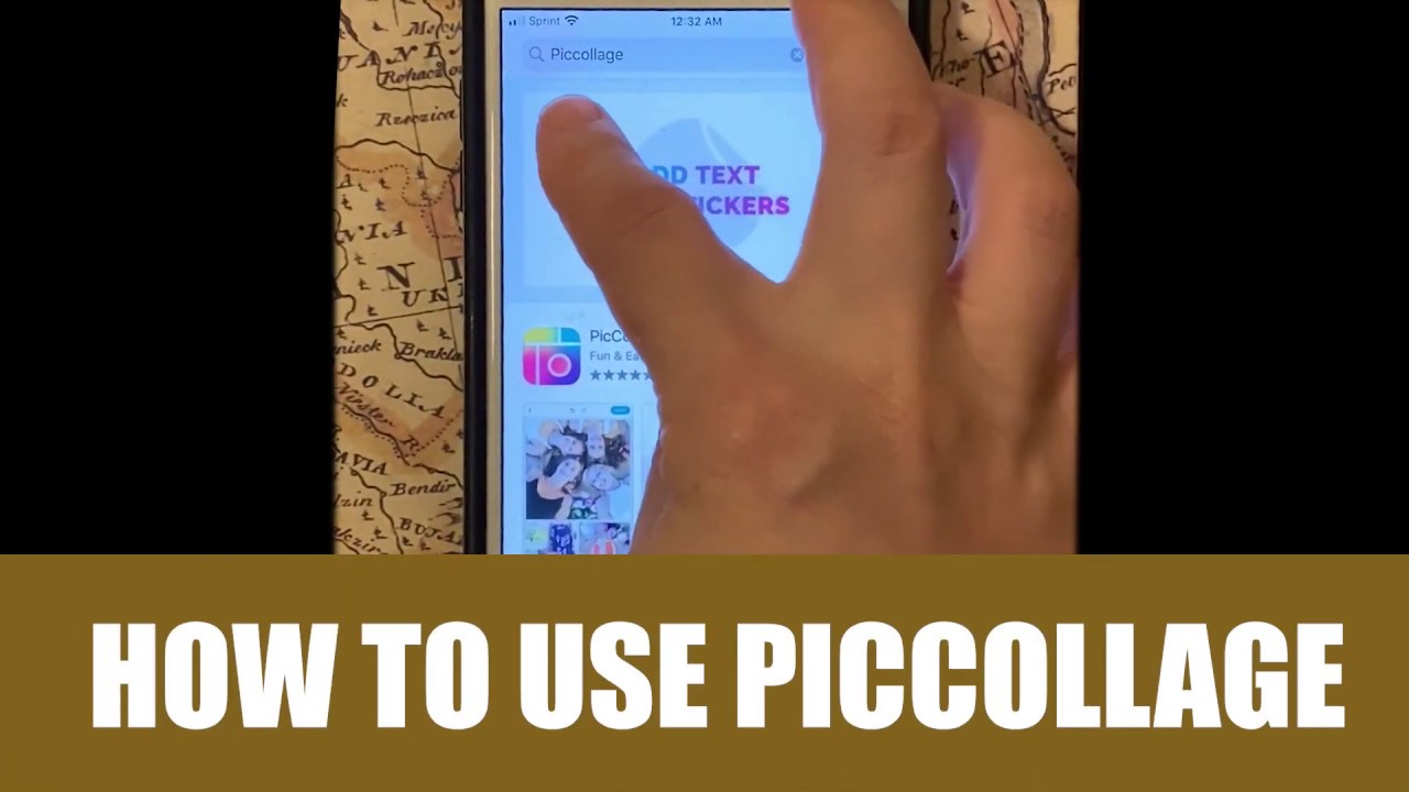 How To Use Piccollage Youtube