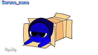 Sprunkis sliding into a box Animation meme (Incredibox sprunki)