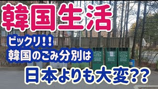 韓国で生活しようと考えている方は知っておくべきごみ分別