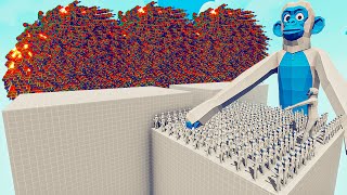 200x ICE MONKEY + 1x GIANT vs EVERY GOD - Totally Accurate Battle Simulator TABS