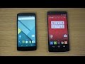 Nexus 5 Android 5.0 Lollipop vs. Android 4.4 KitKat CyanogenMod 11 OnePlus One - Review (4K)