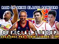 RAIN OR SHINE ELASTO PAINTERS OFFICIAL LINEUP FOR 2024-2025 PBA COMMISIONER'S CUP!