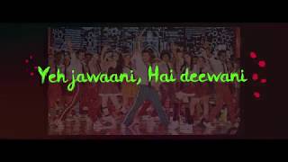 The Jawaani Song - Student Of The Year 2 (Lyrics)| Tiger Shroff | Vishal & Shekhar | RD Burman
