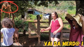 Como essa menina Tá atrevida pedind aventura fui fabrica de queijo #rural #family @TILAPIAMinhaVida