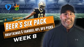DRAFTKINGS & FANDUEL NFL PICKS WEEK 8 - DFS 6 PACK