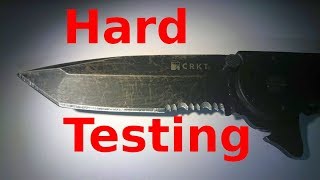 Hard Testing the CRKT M16-14ZLEK