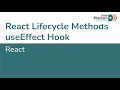 W18D2: React Lifecycle Methods & the useEffect Hook (1 of 3)