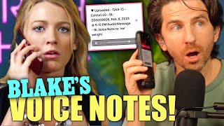 Blake Lively Voice Notes To Justin Baldoni Show Two Faced Tone In Shocking New AUDIO Clip