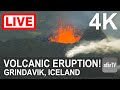 🌎 LIVE IN 4K:  Volcanic Eruption Near Grindavik, Iceland