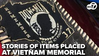 Items left at Vietnam Veterans Memorial Wall tell story of those who served but never came home