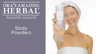 Talc Free, All Natural Body Powders