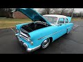 test drive 1952 ford customline 2 door sedan sold $15 900 maple motors 1407