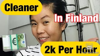 French-Filipina Life In FinLand | BUHAY CLEANER | AABOT SA 100K YUNG SAHOD?