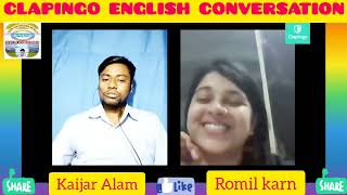 Clapingo conversation | Clapingo spoken English with romil korn | clapingotutor |howtospeakinenglish