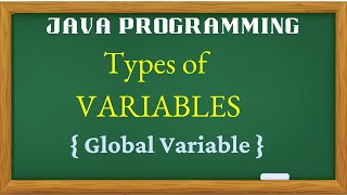 [Global Variable in Java] [Java Tutorial in Tamil]- 2023