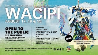 2018 Wacipi Saturday 7pm Grand Entry and Evening Contests