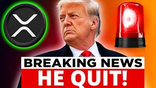 XRP JUST IN!!! HE QUIT!! (SOMETHING WRONG??)