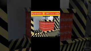 HYDRAULIC PRESS VS 100 COCA COLA CANS