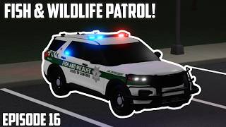 Fish & Wildlife Service PATROL! Berkeley County Patrol Series Episode 16 #roblox #berkeleycounty