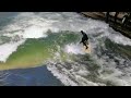 Surfen auf der Eisbachwelle in München - Bayern