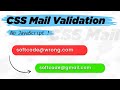 Email Validation Checking Using only CSS | Check Valid Mail without JavaScript
