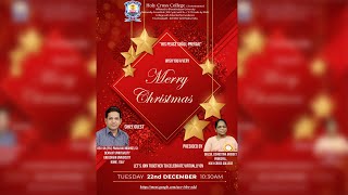 CHRISTMAS CELEBRATION - 2020 | HOLY CROSS COLLEGE , TRICHY