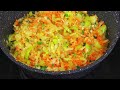 i make this cabbage with eggs for dinner almost every day delicious easy and quick