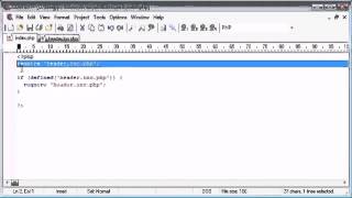 Beginner PHP Tutorial 43 include once and require once flv