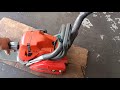 experiment chainsaw efco mt6500 mounted exhaust chainsaw gergajimesin