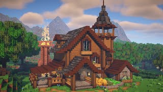Minecraft: How To Build A Blacksmith House Tutorial